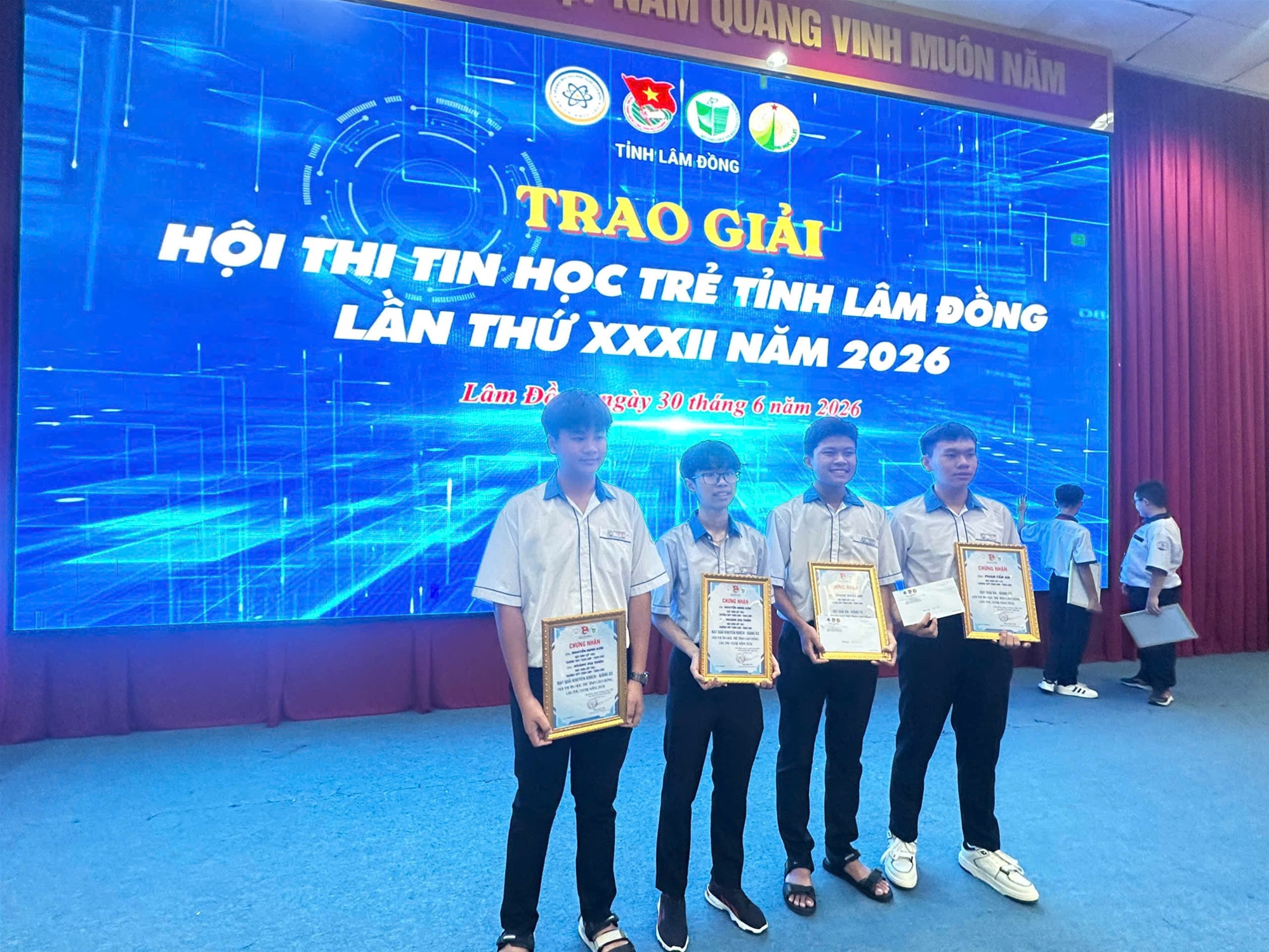 HỌC SINH THPT TÁNH LINH THAM GIA HỘI THI TIN HỌC TRẺ TỈNH LÂM ĐỒNG LẦN THỨ XXXII - NĂM 2026 